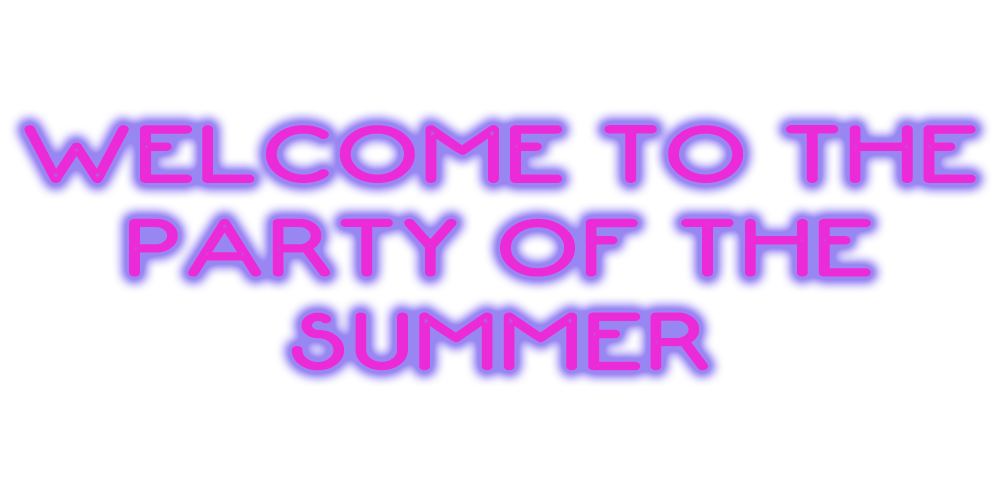 Welcome to the Party of the Summer